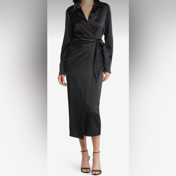 Do + Be Slip dress black Color. Size medium to large - Picture 3 of 5